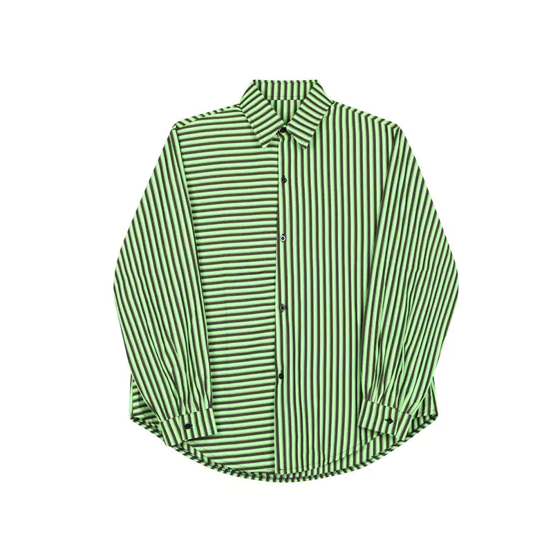 Unique Striped Long Sleeve Shirt