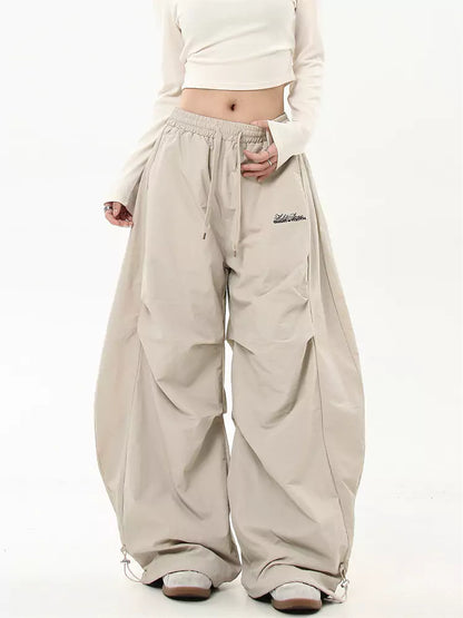 Unisex High Street Fleece Wide Leg Fallschirmhose