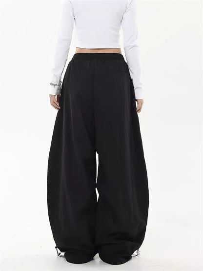 Unisex High Street Fleece Wide Leg Fallschirmhose