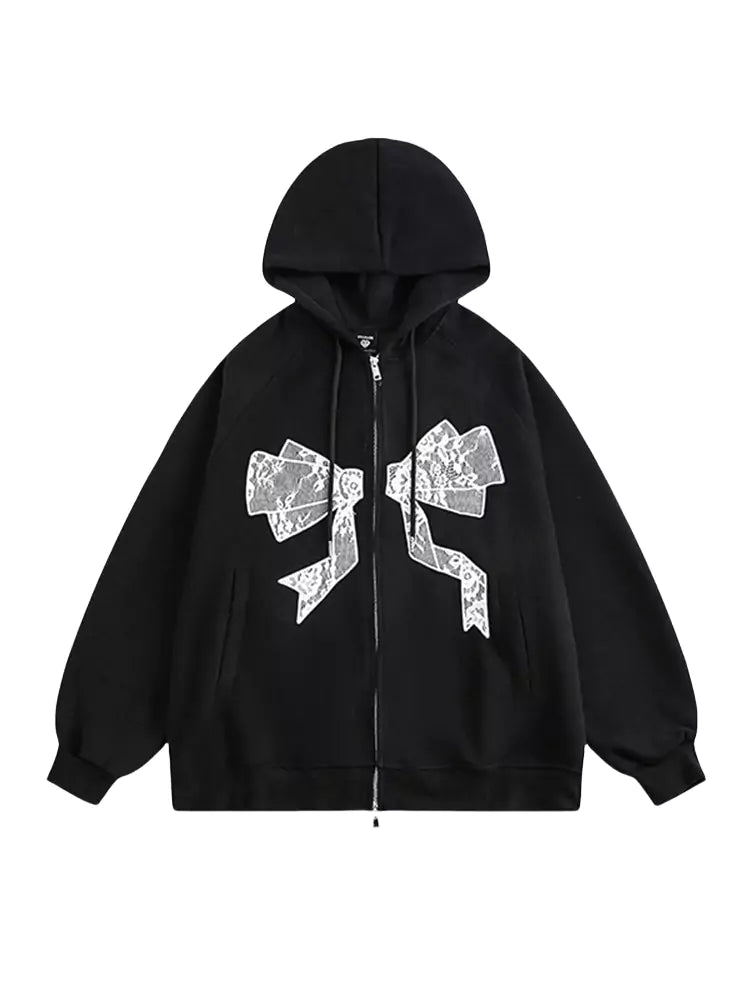 bowknot hoodie