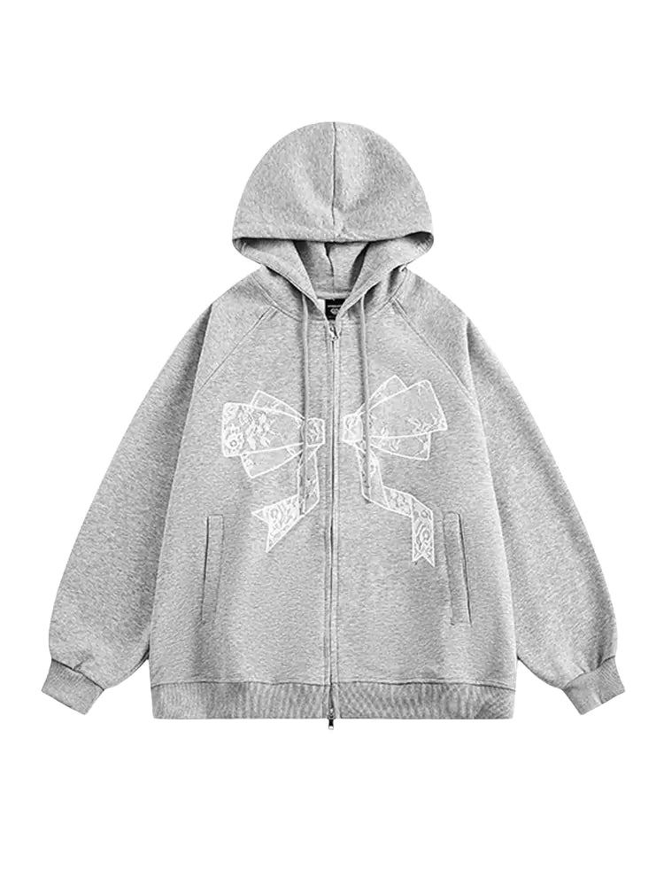 bowknot hoodie