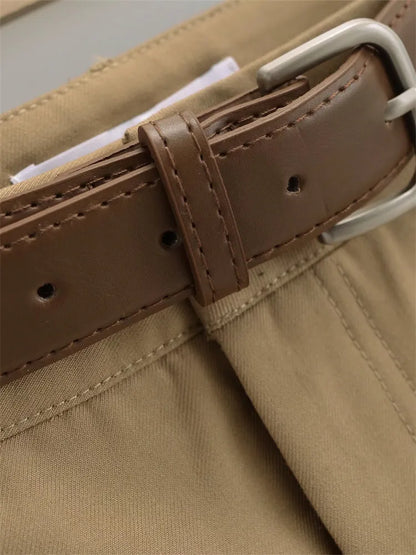 Vintage-Minirock mit Stickerei und hohem Bund