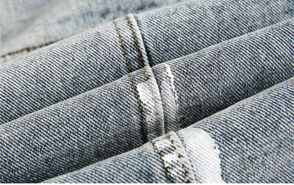 Vintage-Jeansjacke mit Graffiti-Print