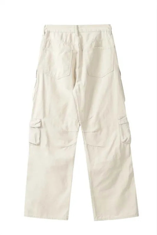 Vintage Multi Pocket High Waist Cargo Pants
