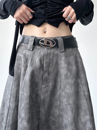 Vintage Tiedye A-line Maxi Skirt