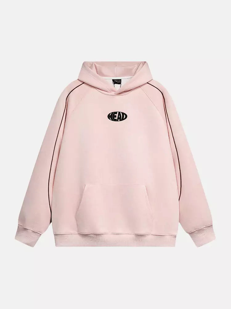 Vintage Versatile Embroidered Suede Hoodie