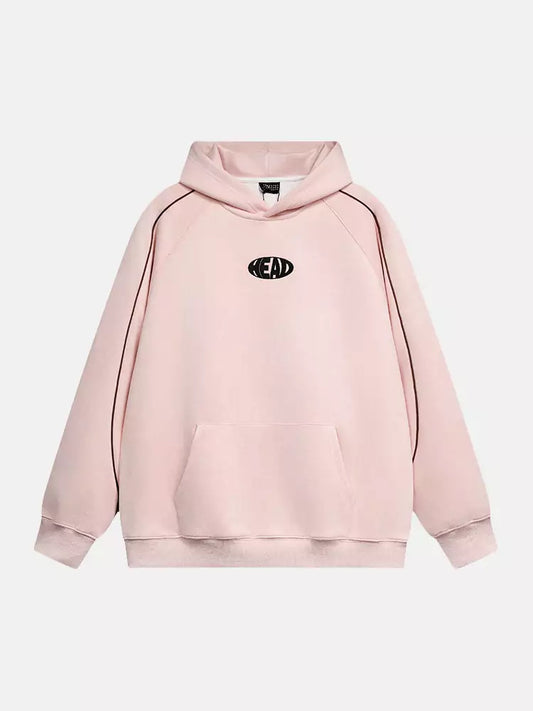 Vintage-Hoodie aus vielseitigem, besticktem Wildleder