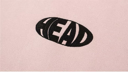 Sudadera vintage versátil de ante bordado