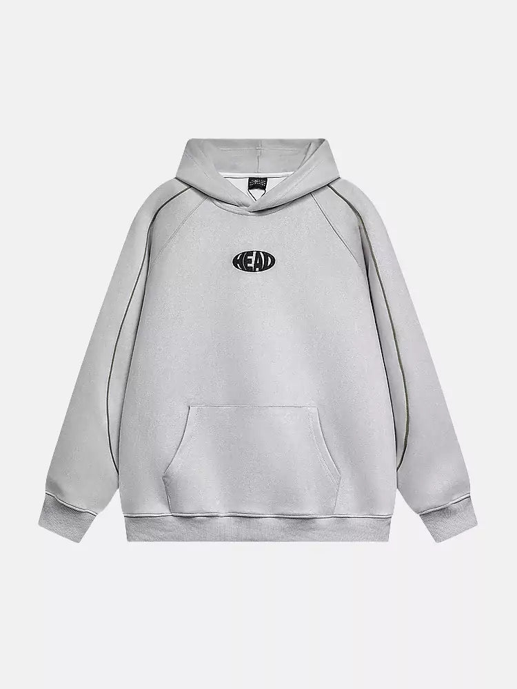 Vintage Versatile Embroidered Suede Hoodie
