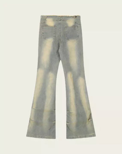 Vintage Washed Straight Leg Jeans