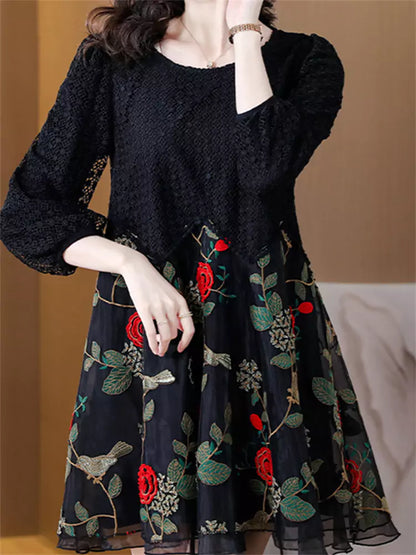 Women's Must-Have Trendy Floral Pink Flowy Mini Dress